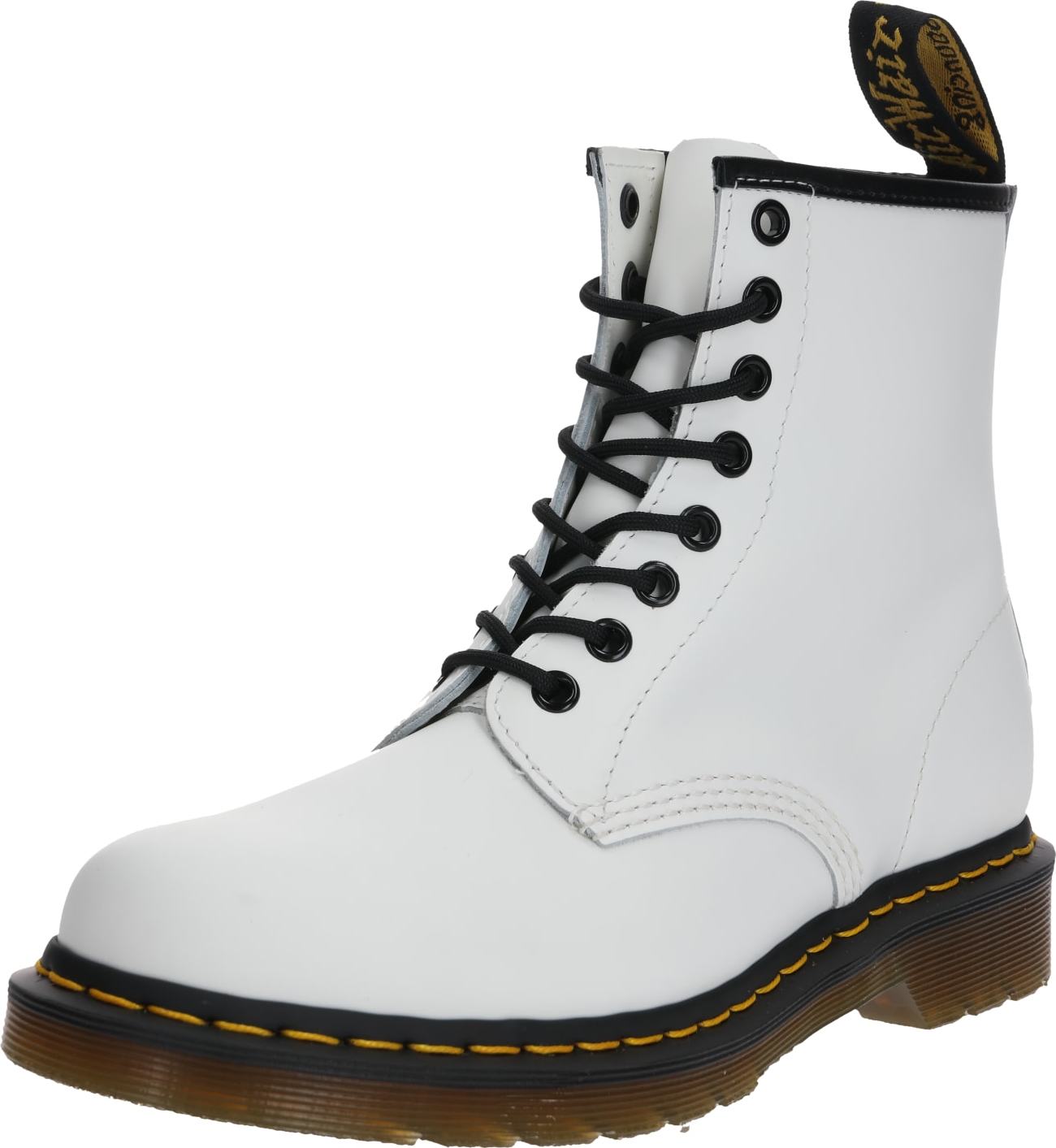 Dr. Martens Šněrovací kozačky 'Eye Boot Smooth' bílá