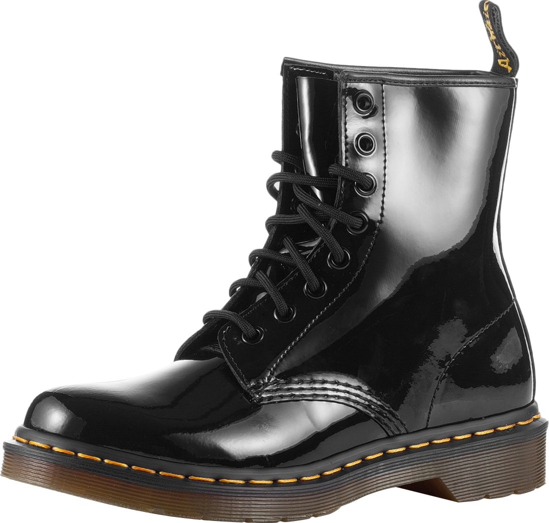 Dr. Martens Šněrovací kozačky černá