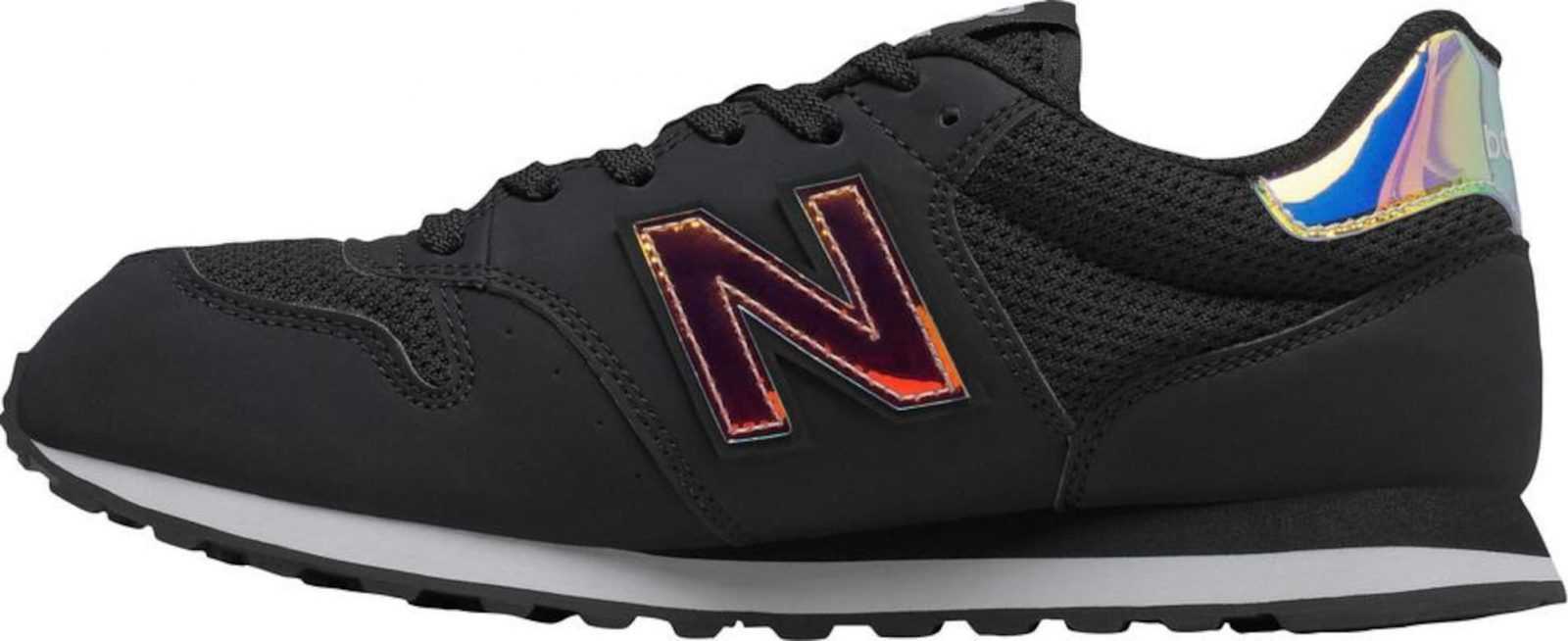 new balance Tenisky černá / královská modrá / světle šedá / oranžová