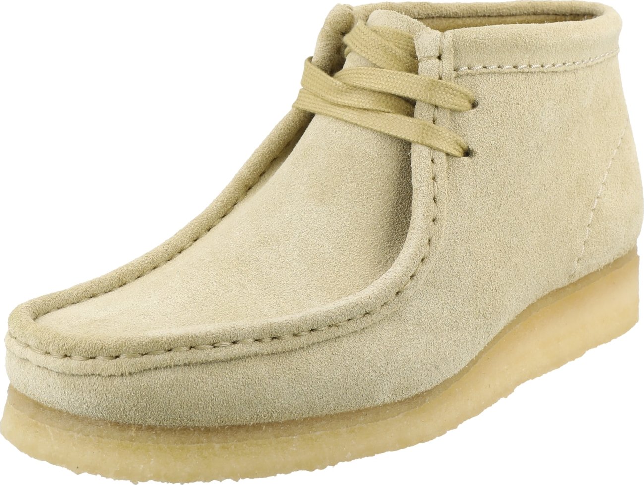 Clarks Originals Šněrovací kozačky 'Wallabee' světle hnědá