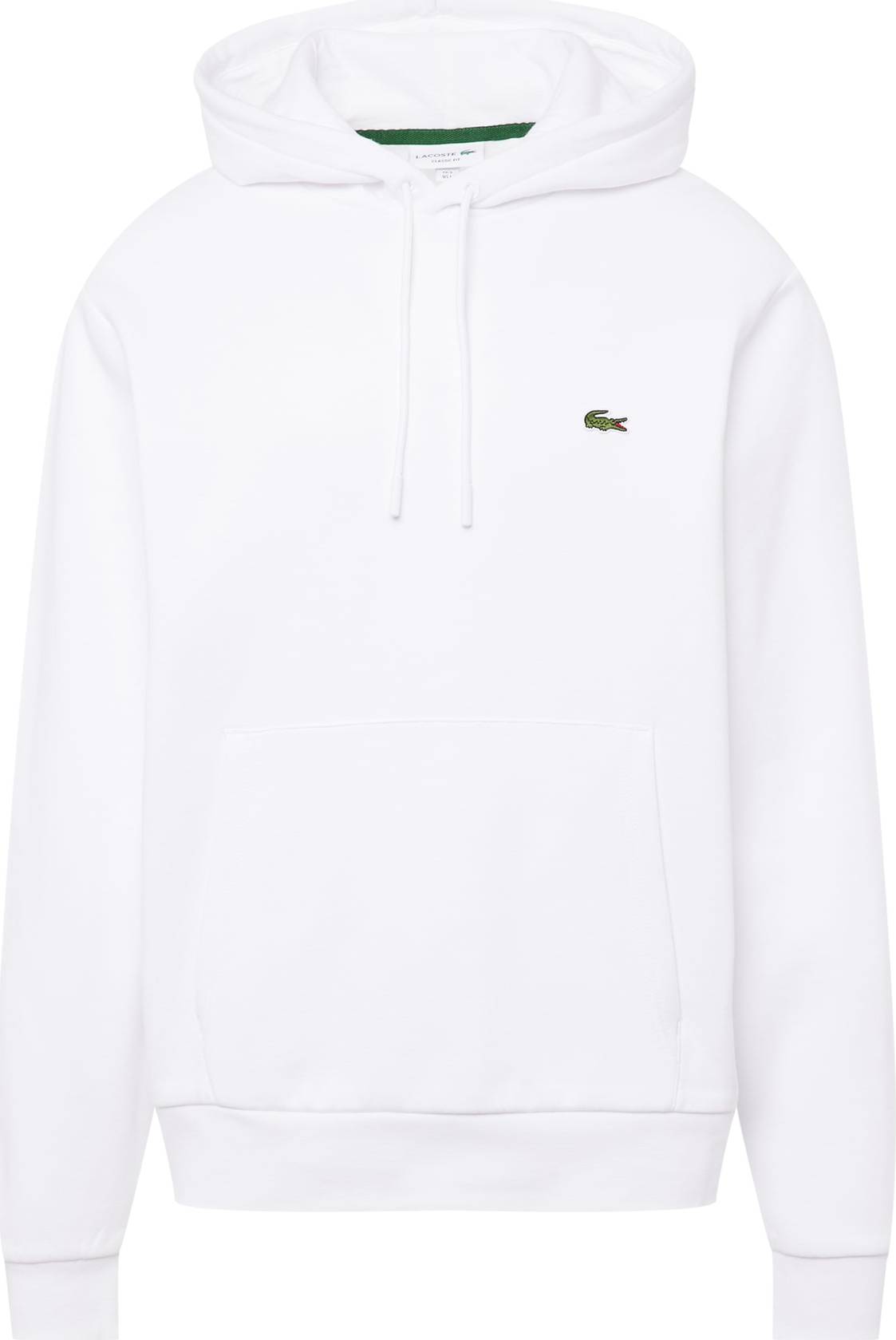 Mikina Lacoste zelená / červená / offwhite